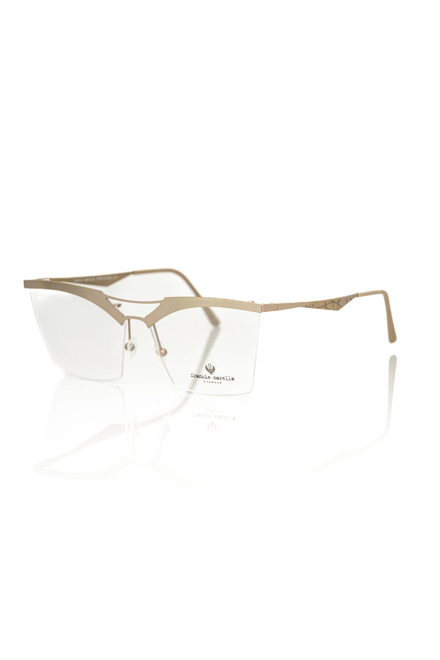 Frankie Morello Brown Metallic Fiber Women Frame