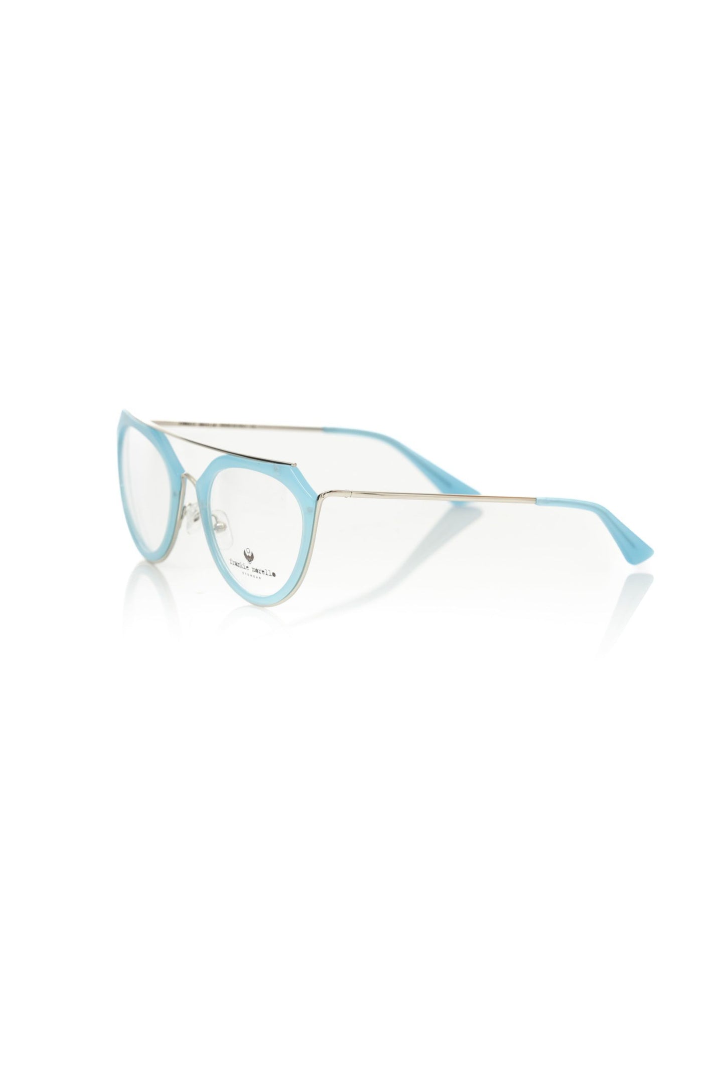 Frankie Morello Light Blue Metallic Women Frame