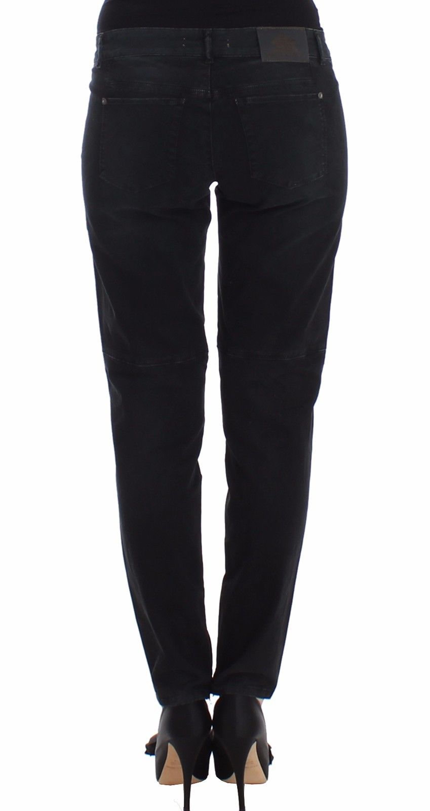 Ermanno Scervino Blaue Slim Jeans Denim Hose Skinny Leg Straight