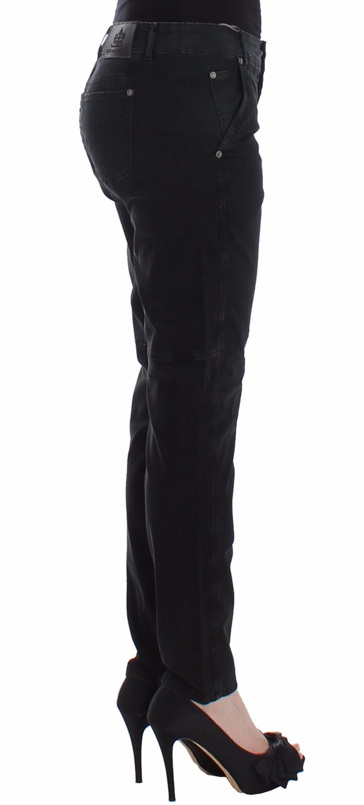 Ermanno Scervino Blaue Slim Jeans Denim Hose Skinny Leg Straight