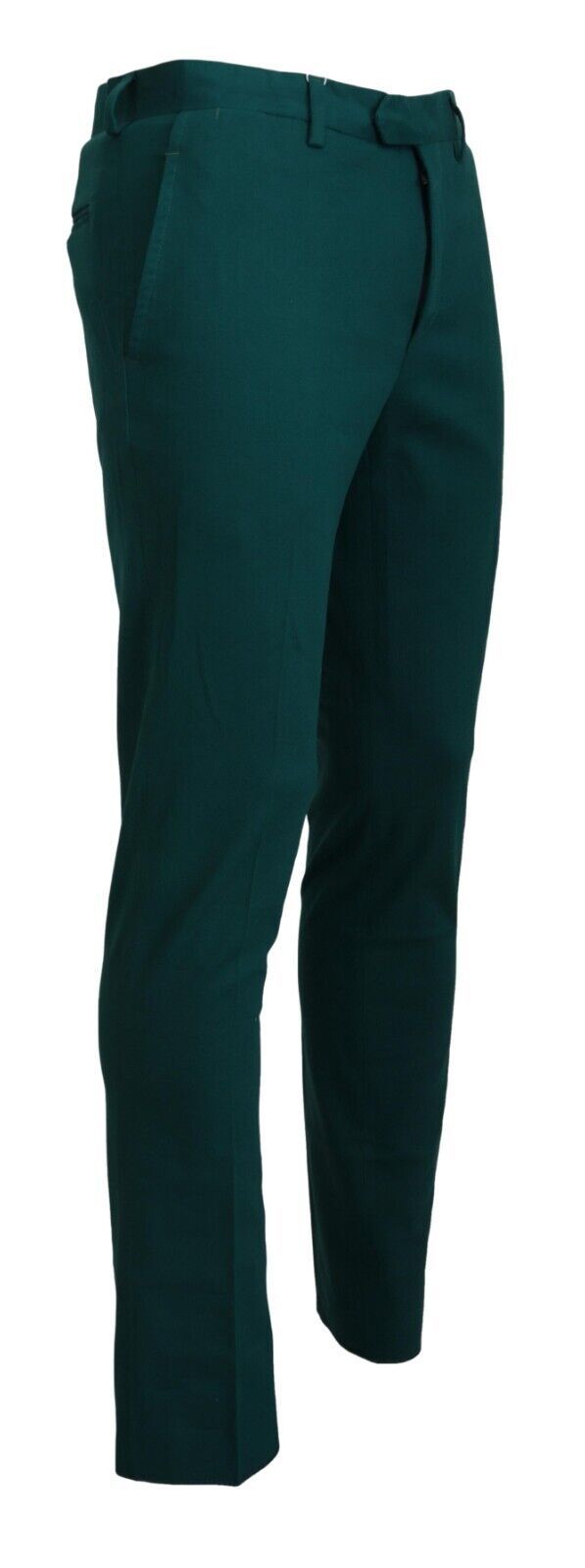 BENCIVENGA Grüne Straight Fit Herren Formelle Hose