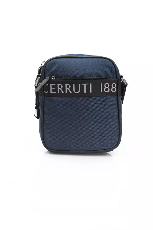 Cerruti 1881 – Blaue Umhängetasche aus Nylon für Damen