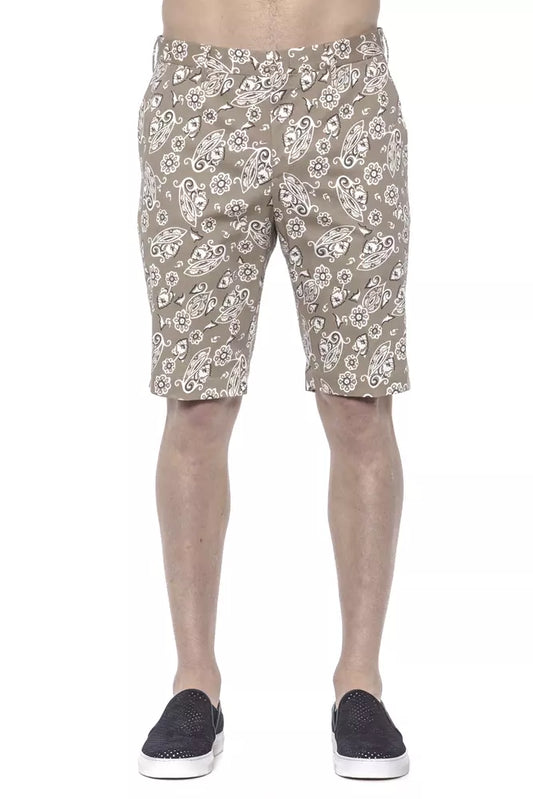 PT Torino Beige Baumwolle Herren Shorts