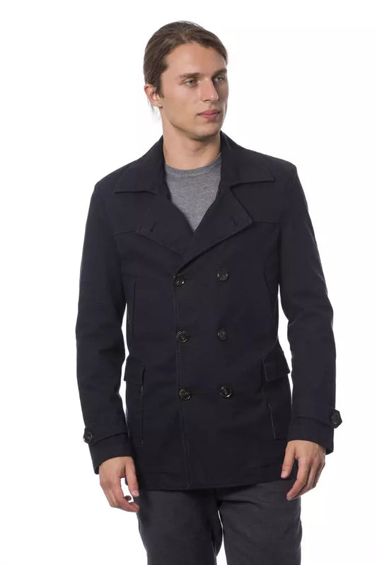 Verri Blauer Herren-Blazer aus Baumwolle