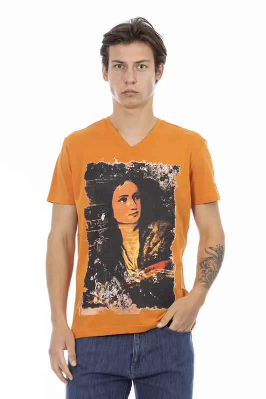 Trussardi Action Orange Baumwolle Herren T-Shirt
