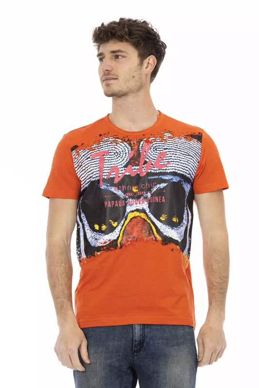 Trussardi Action Orange Baumwolle Herren T-Shirt