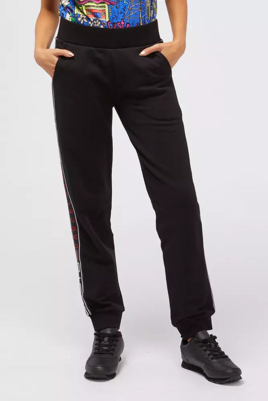 Custo Barcelona Schwarze Damen-Jogginghose aus Baumwolle