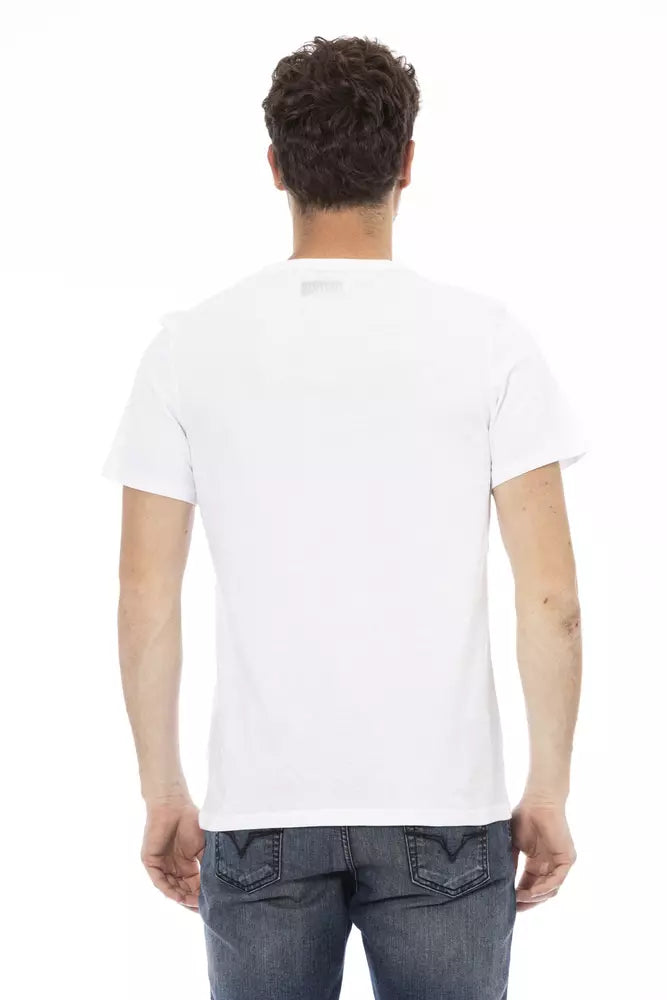 Bikkembergs Weißes Baumwoll-T-Shirt für Herren