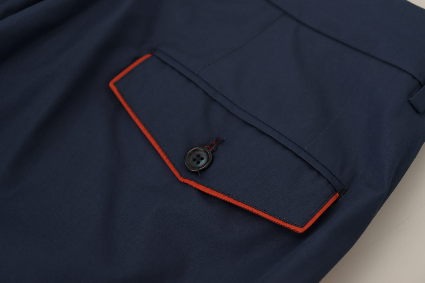 Dolce &amp; Gabbana – Blaue Chinohose aus Baumwolle