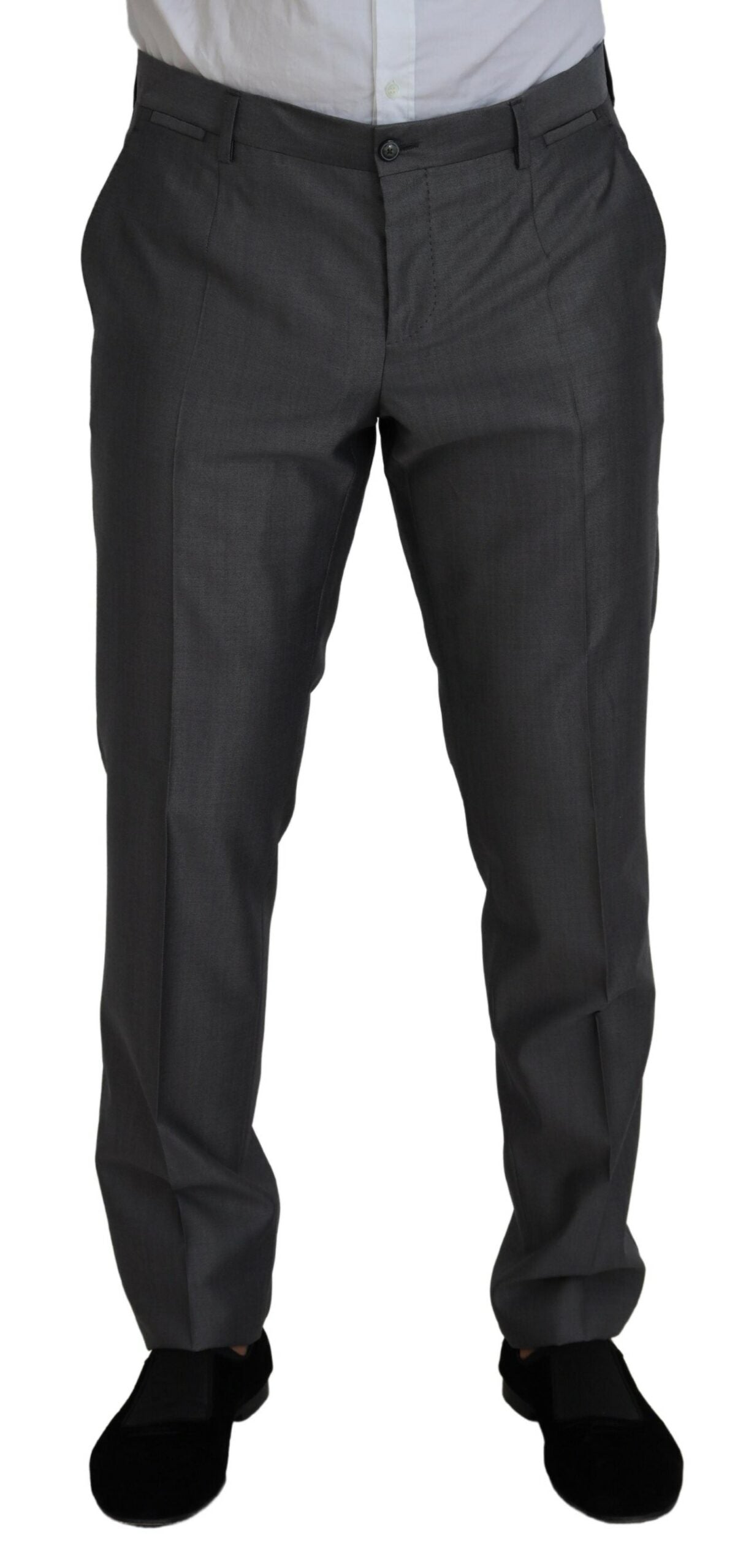 Dolce &amp; Gabbana Grauer SICILY 3-teiliger Slim Fit Anzug