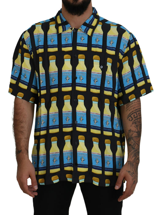 Dolce &amp; Gabbana – Freizeithemd aus Viskose mit mehrfarbigem Print