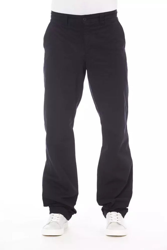 Alpha Studio Herrenhose aus blauer Baumwolle