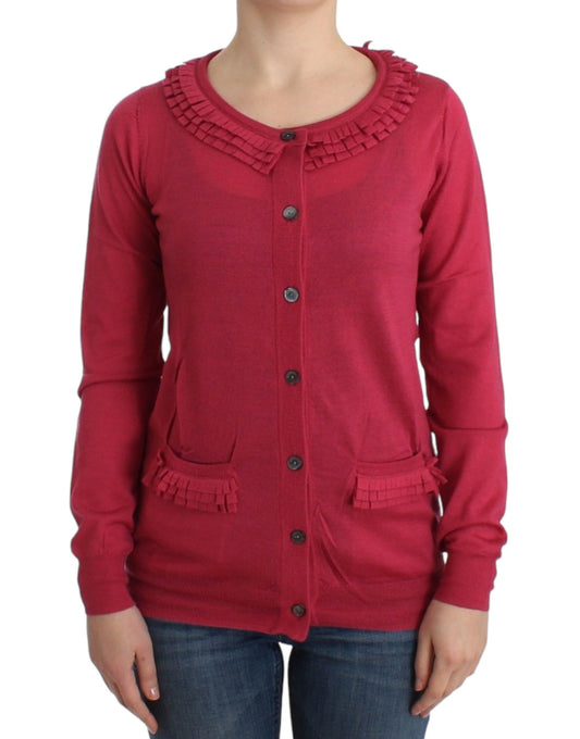 John Galliano Rosa Wollcardigan