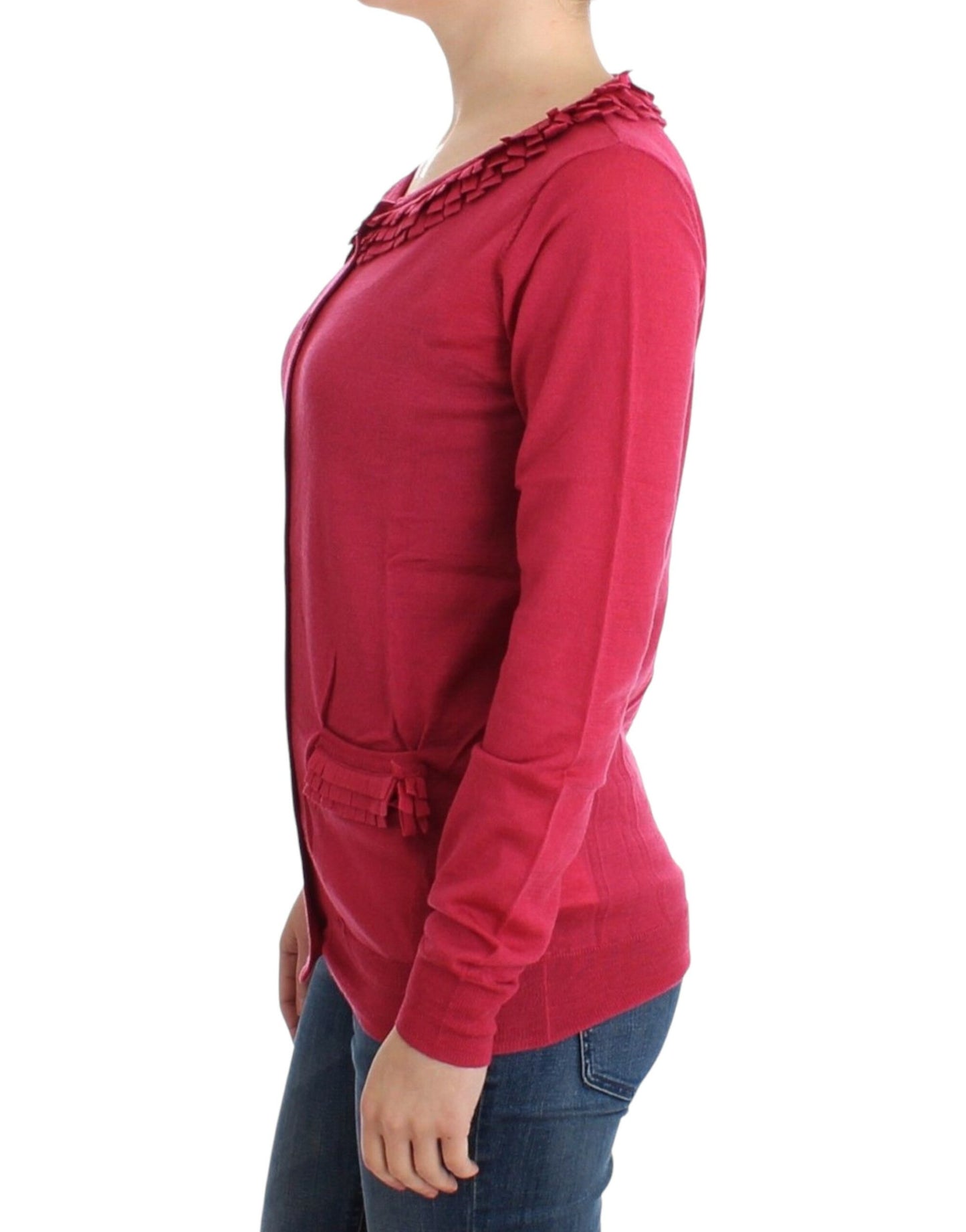 John Galliano Rosa Wollcardigan