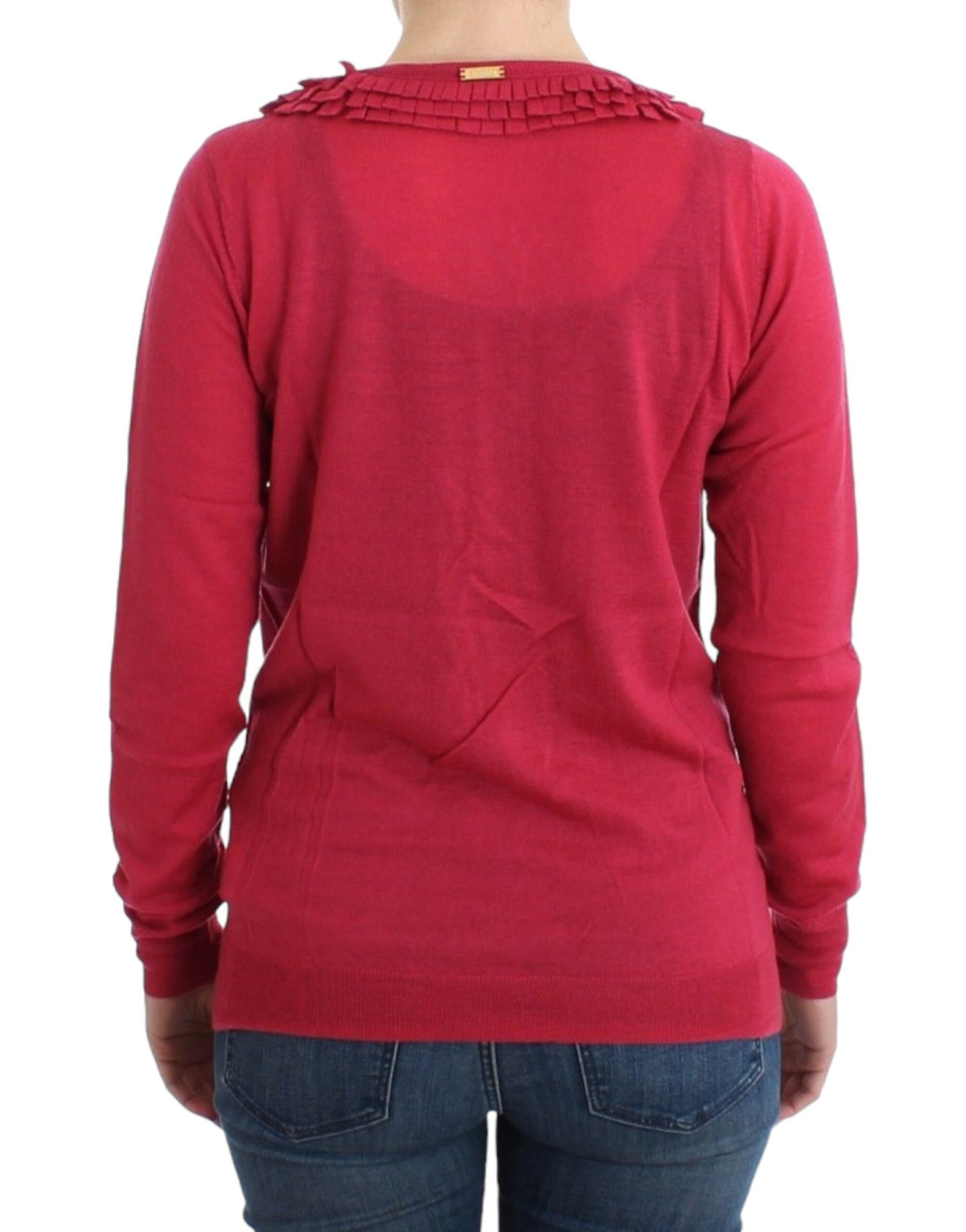 John Galliano Rosa Wollcardigan