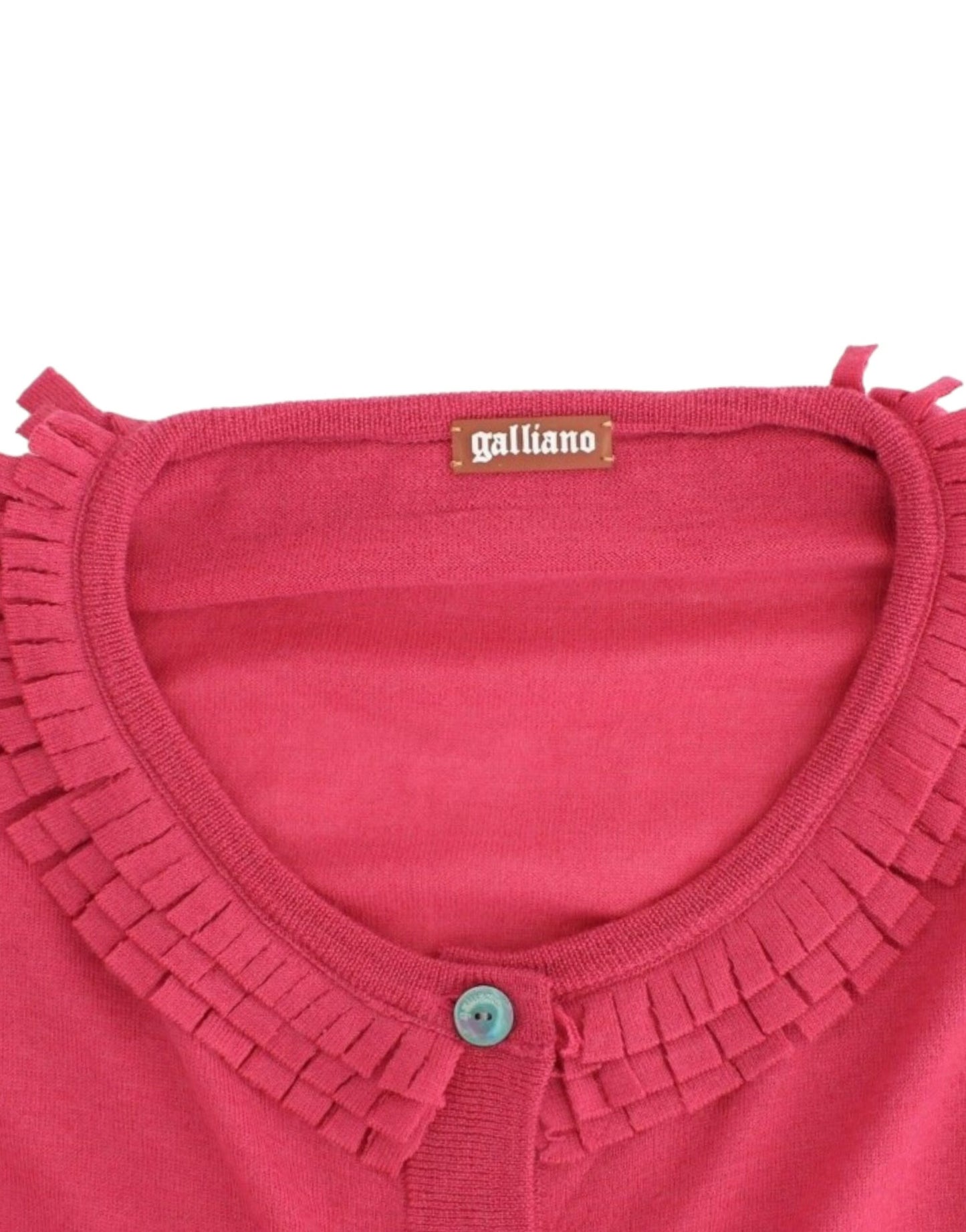 John Galliano Rosa Wollcardigan