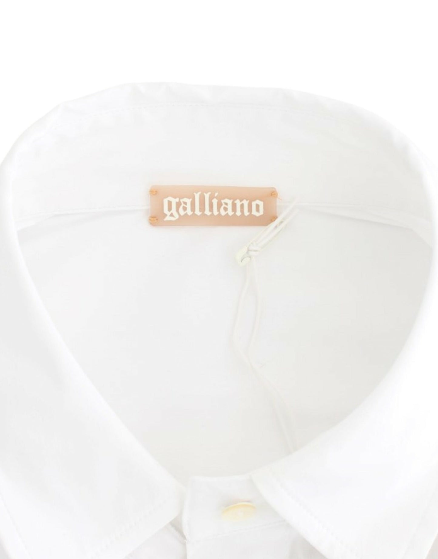 Weißes Baumwollhemd von John Galliano