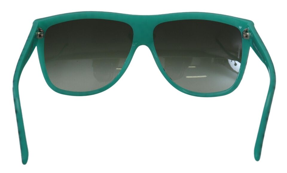 Dolce &amp; Gabbana – Quadratische Sonnenbrille aus Acetat mit grünen Sternen