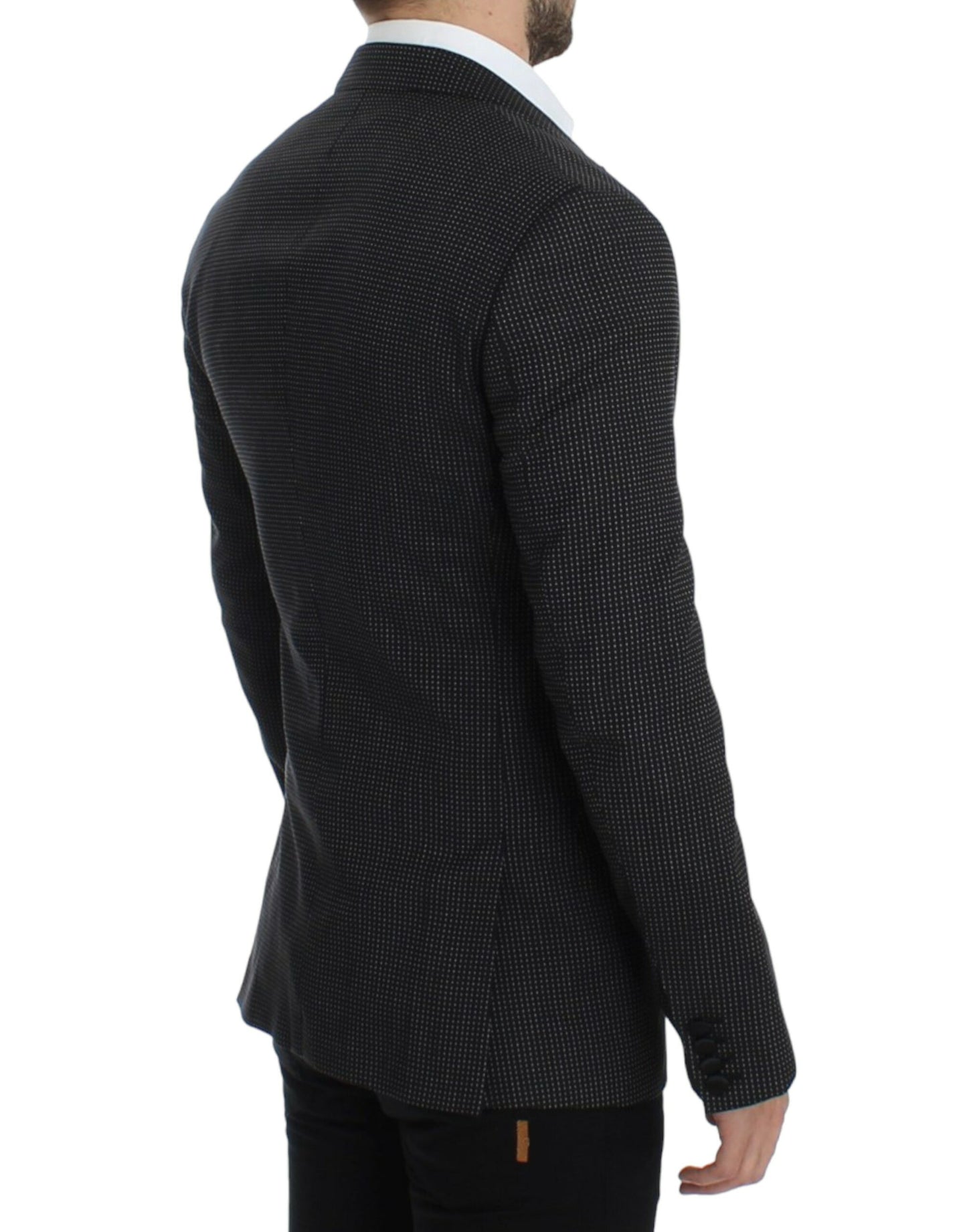 Dolce &amp; Gabbana – Schmaler MARTINI-Blazer aus schwarzer Wolle