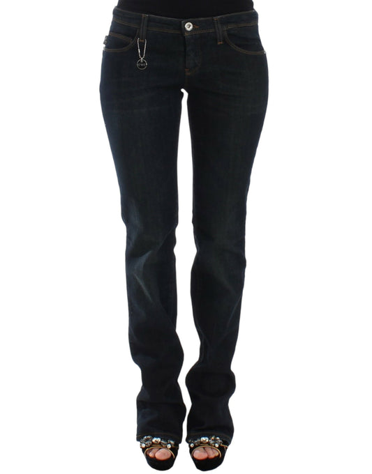 Costume National – Blaue Slim-Fit-Jeans