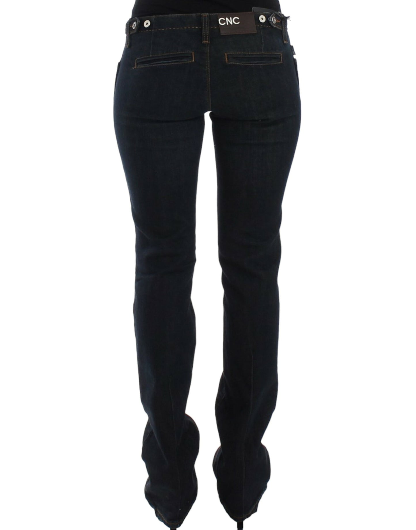Costume National – Blaue Slim-Fit-Jeans