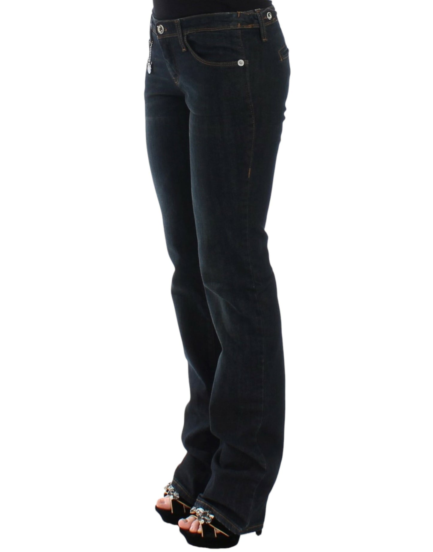 Costume National – Blaue Slim-Fit-Jeans