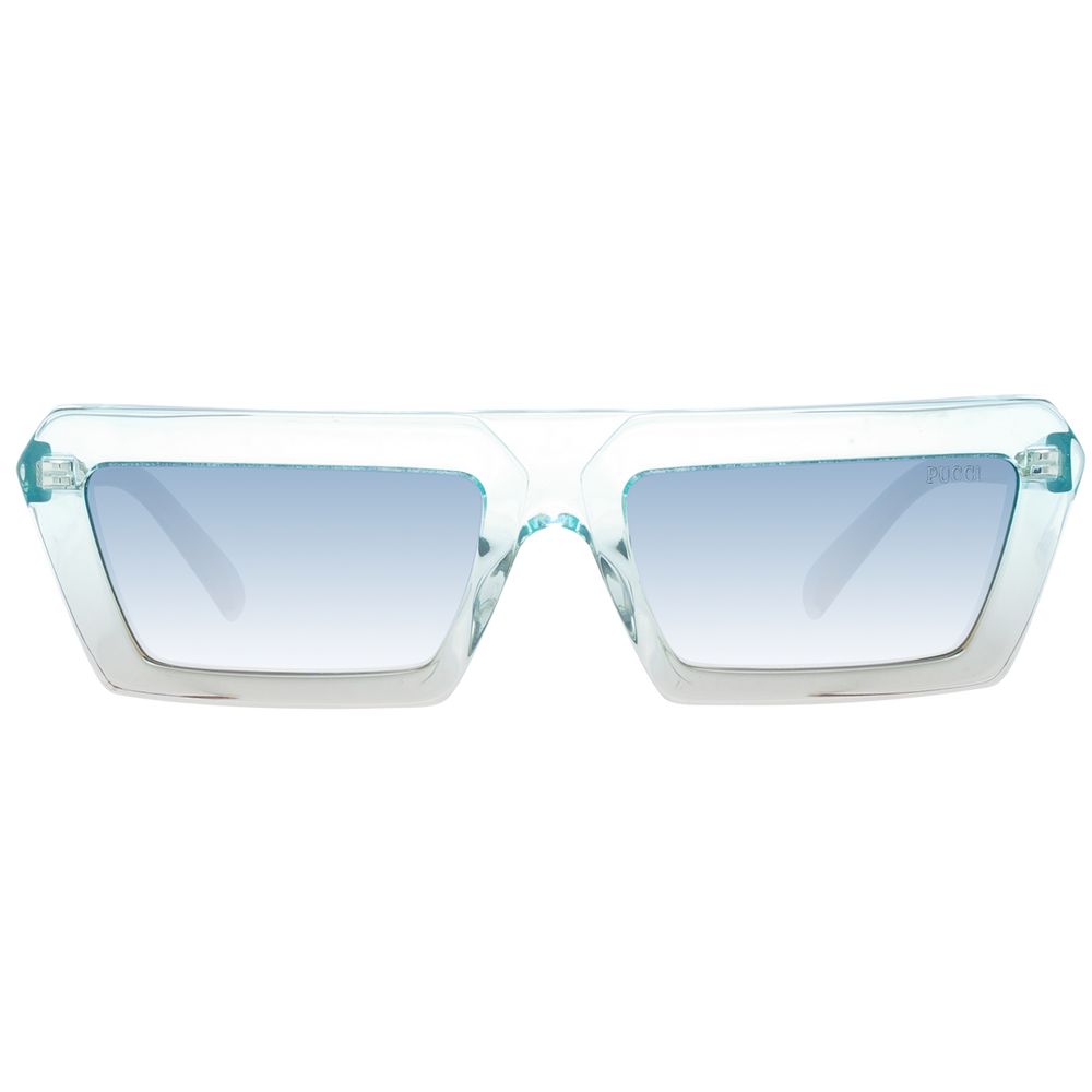 Emilio Pucci Türkis Damen Sonnenbrille