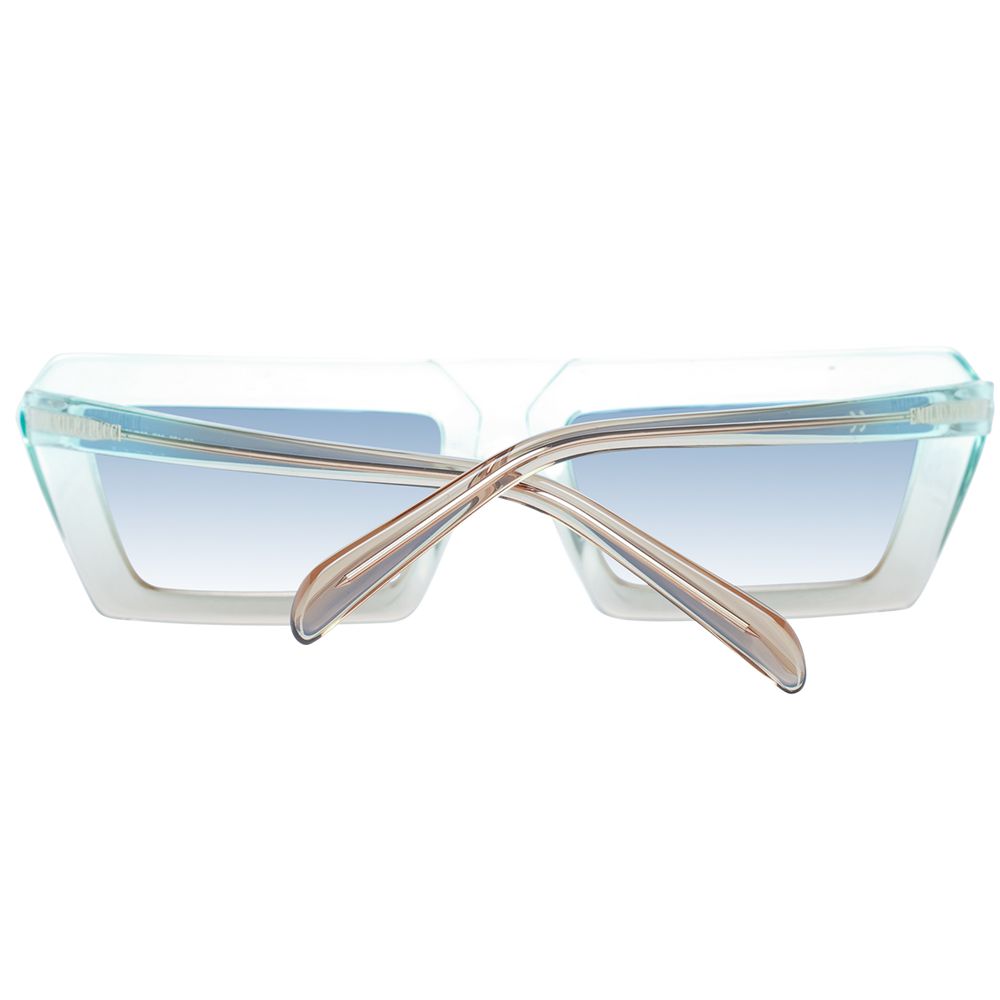 Emilio Pucci Türkis Damen Sonnenbrille