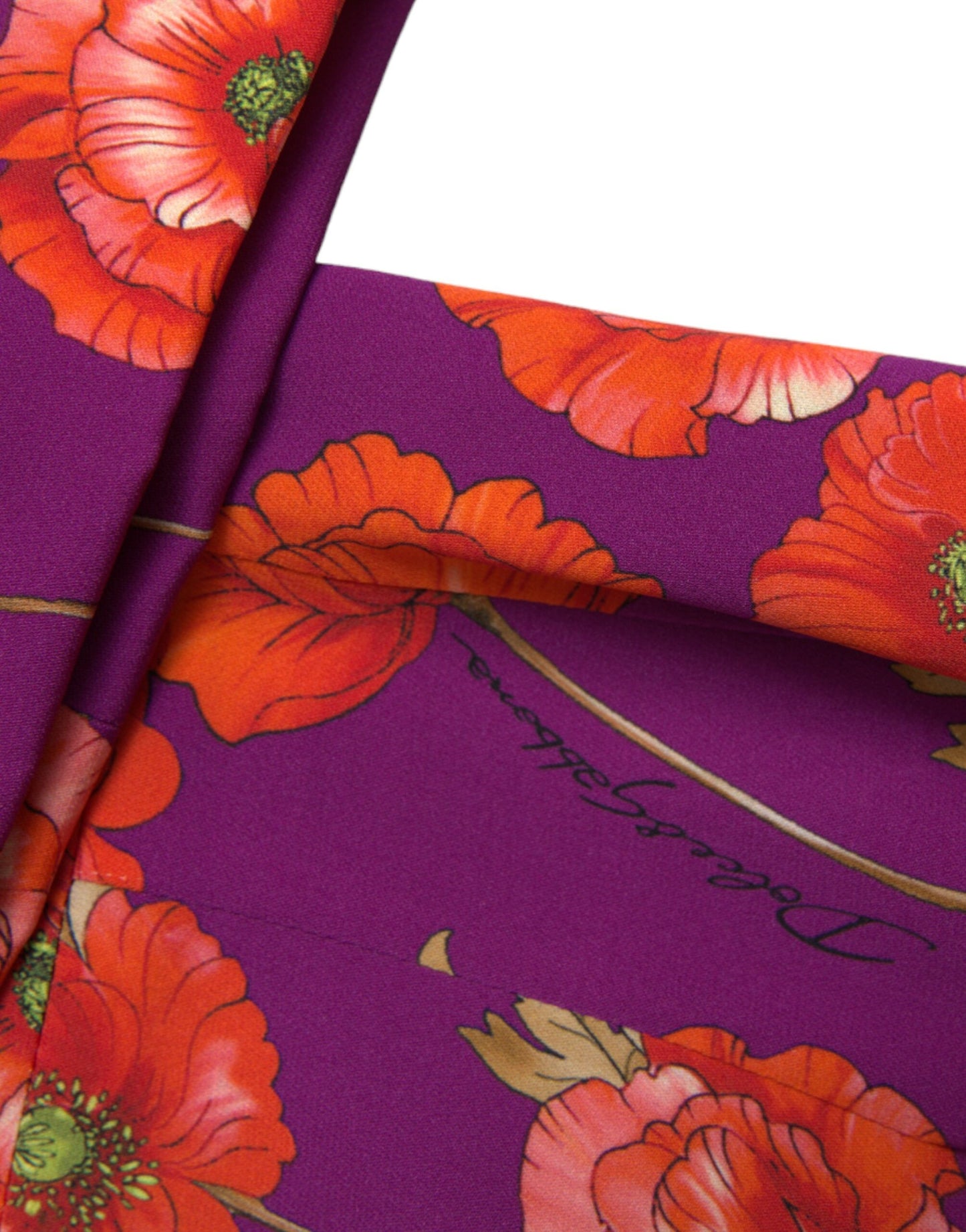 Dolce &amp; Gabbana – Etuikleid mit mehrfarbigem Blumen- und Mohndruck