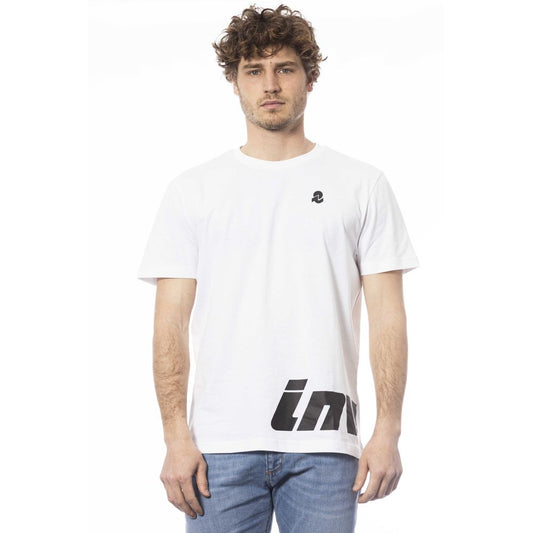 Invicta Weißes Baumwoll-T-Shirt für Herren
