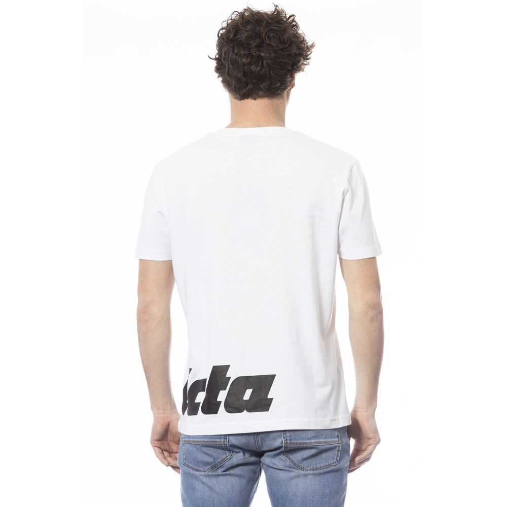 Invicta Weißes Baumwoll-T-Shirt für Herren