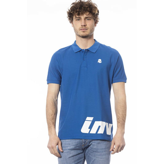 Invicta Blaues Herren-Poloshirt aus Baumwolle