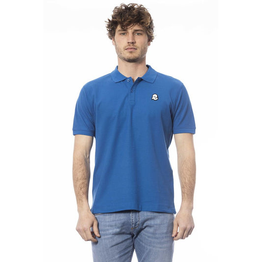 Invicta Blaues Herren-Poloshirt aus Baumwolle