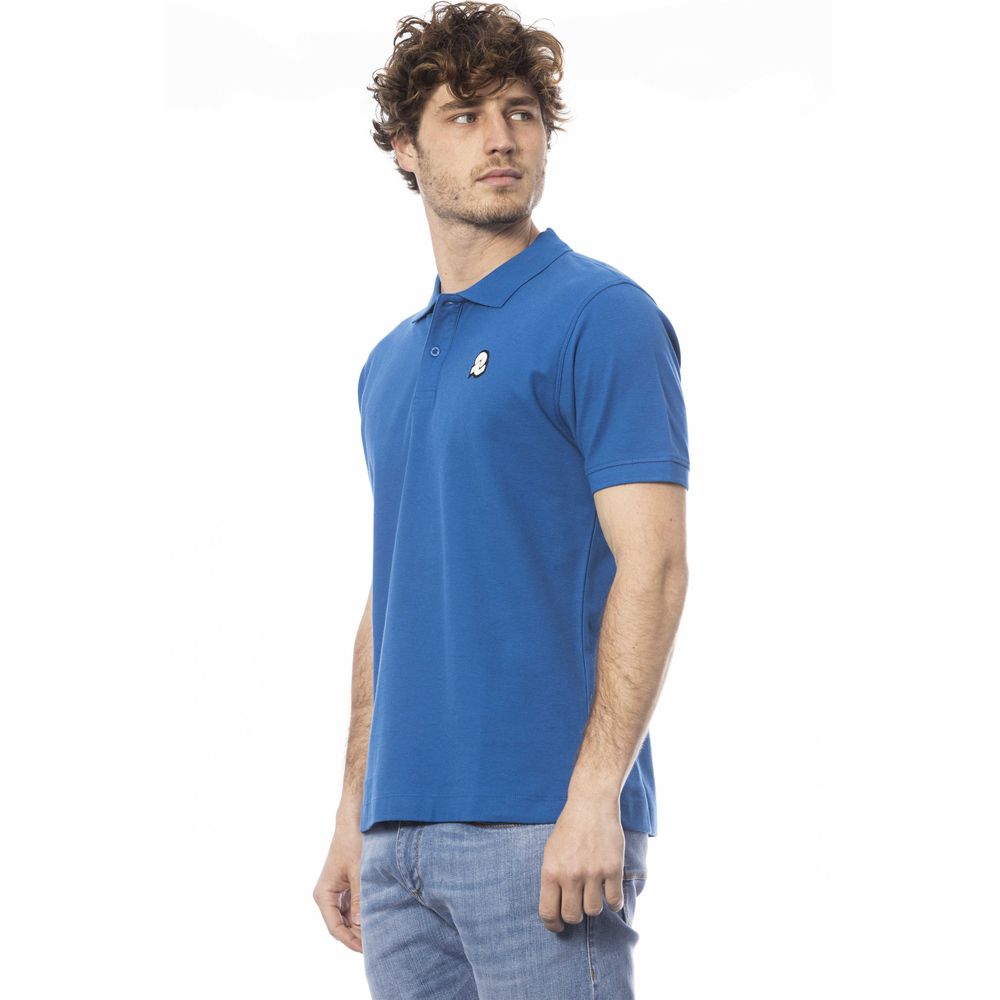 Invicta Blaues Herren-Poloshirt aus Baumwolle