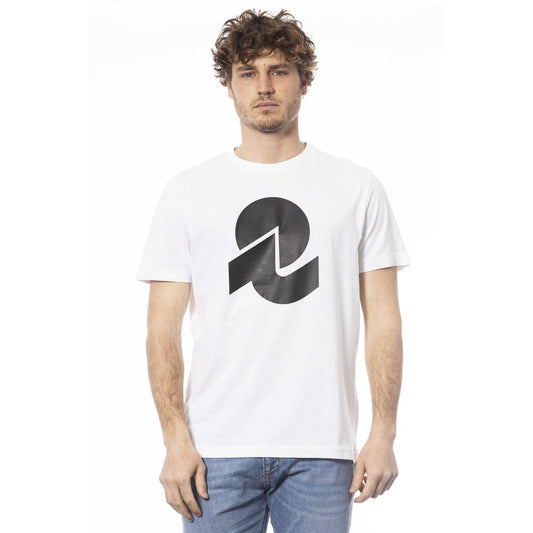 Invicta Weißes Baumwoll-T-Shirt für Herren