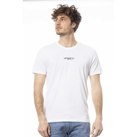 Ungaro Sport Weißes Baumwoll-T-Shirt für Herren