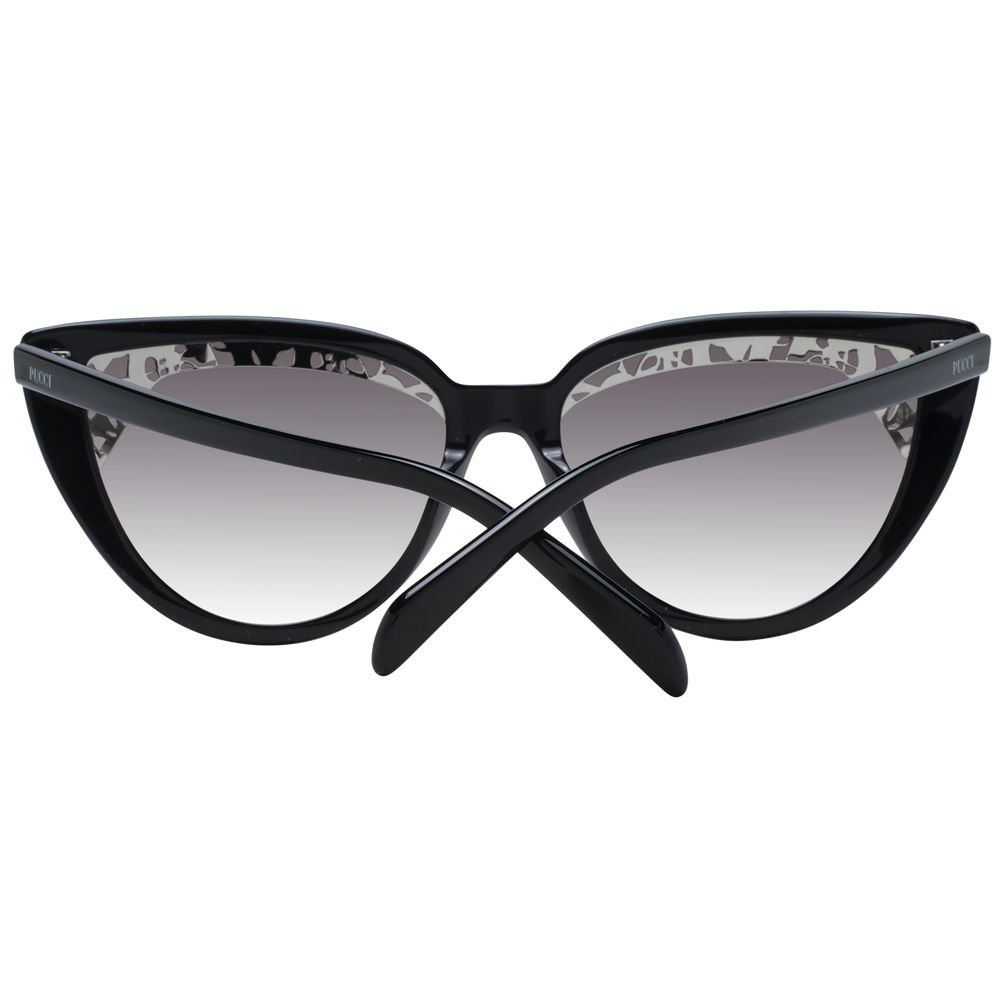 Emilio Pucci Schwarze Damen-Sonnenbrille