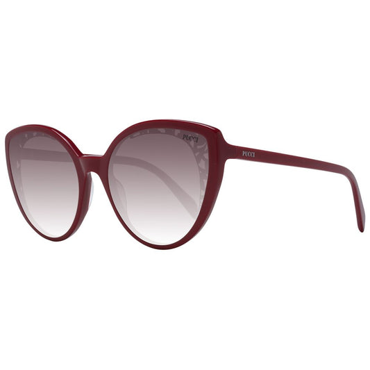 Emilio Pucci Rote Damen-Sonnenbrille