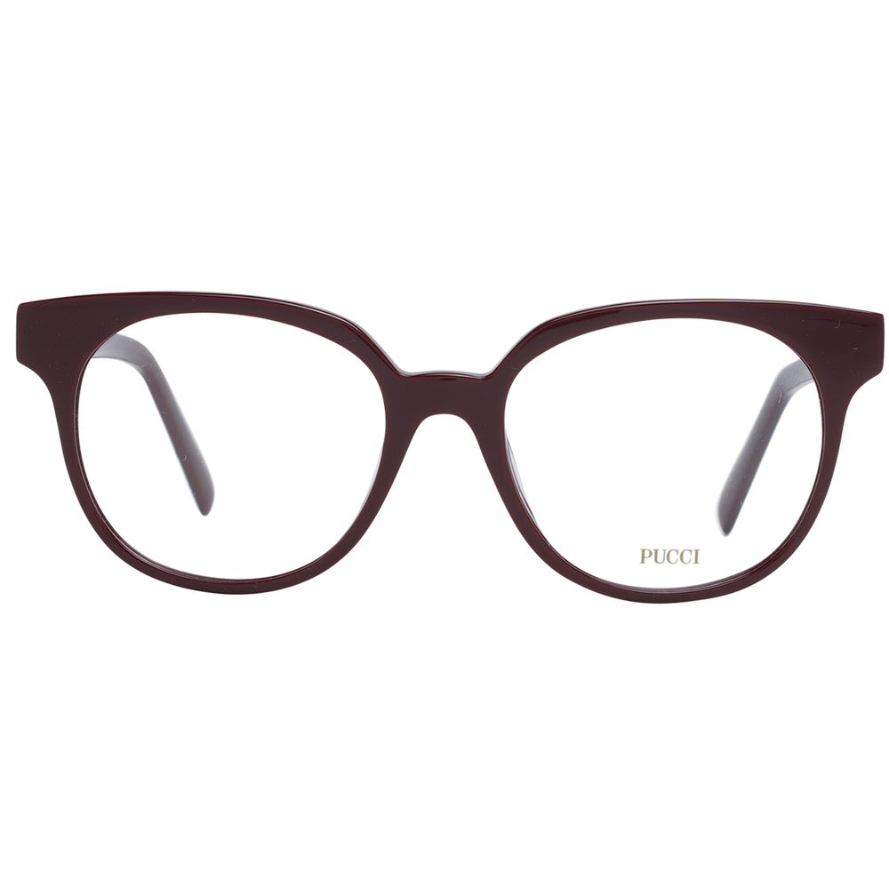 Emilio Pucci Burgundy Damen Optische Brillenfassungen