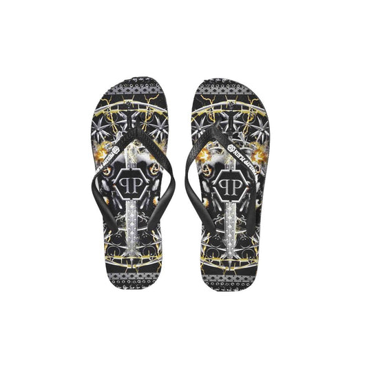 Philipp Plein Mehrfarbige Polyester-Damensandale