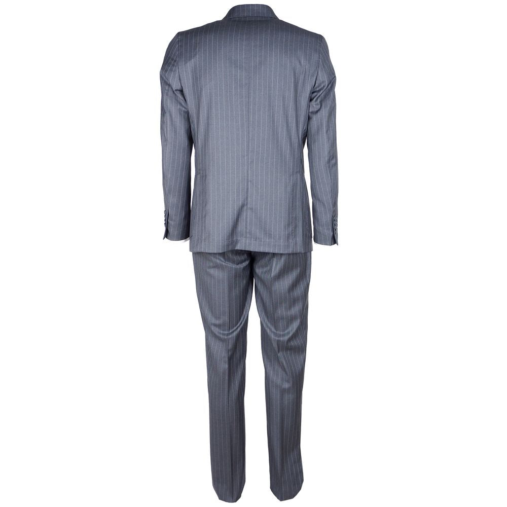 Grauer Wollanzug für Herren, Made in Italy