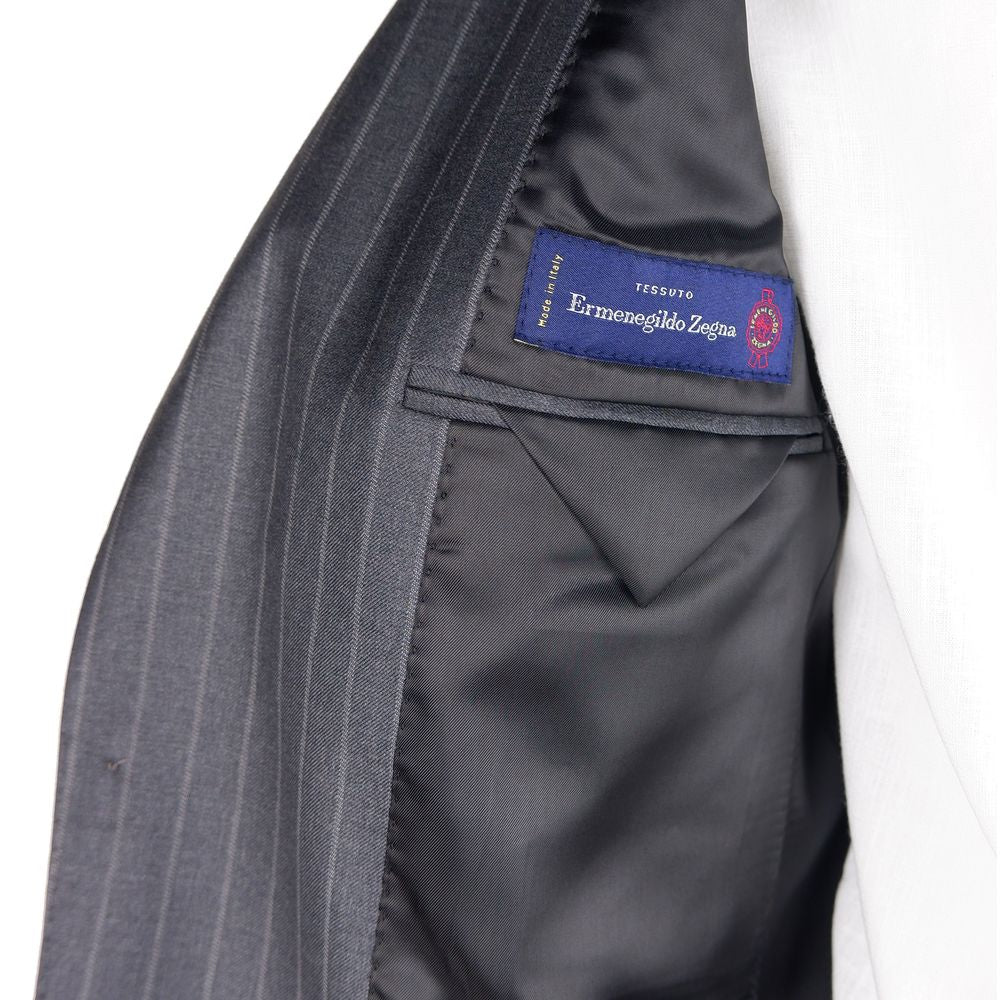 Grauer Wollanzug für Herren, Made in Italy