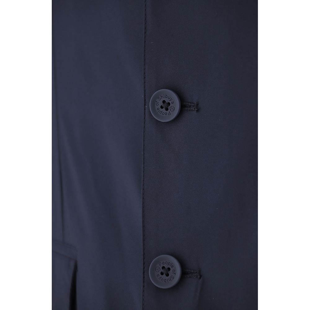 People Of Shibuya – Elegante wasserabweisende blaue Jacke