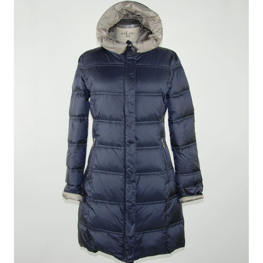 Emilio Romanelli Blaue Polyester-Damenjacke