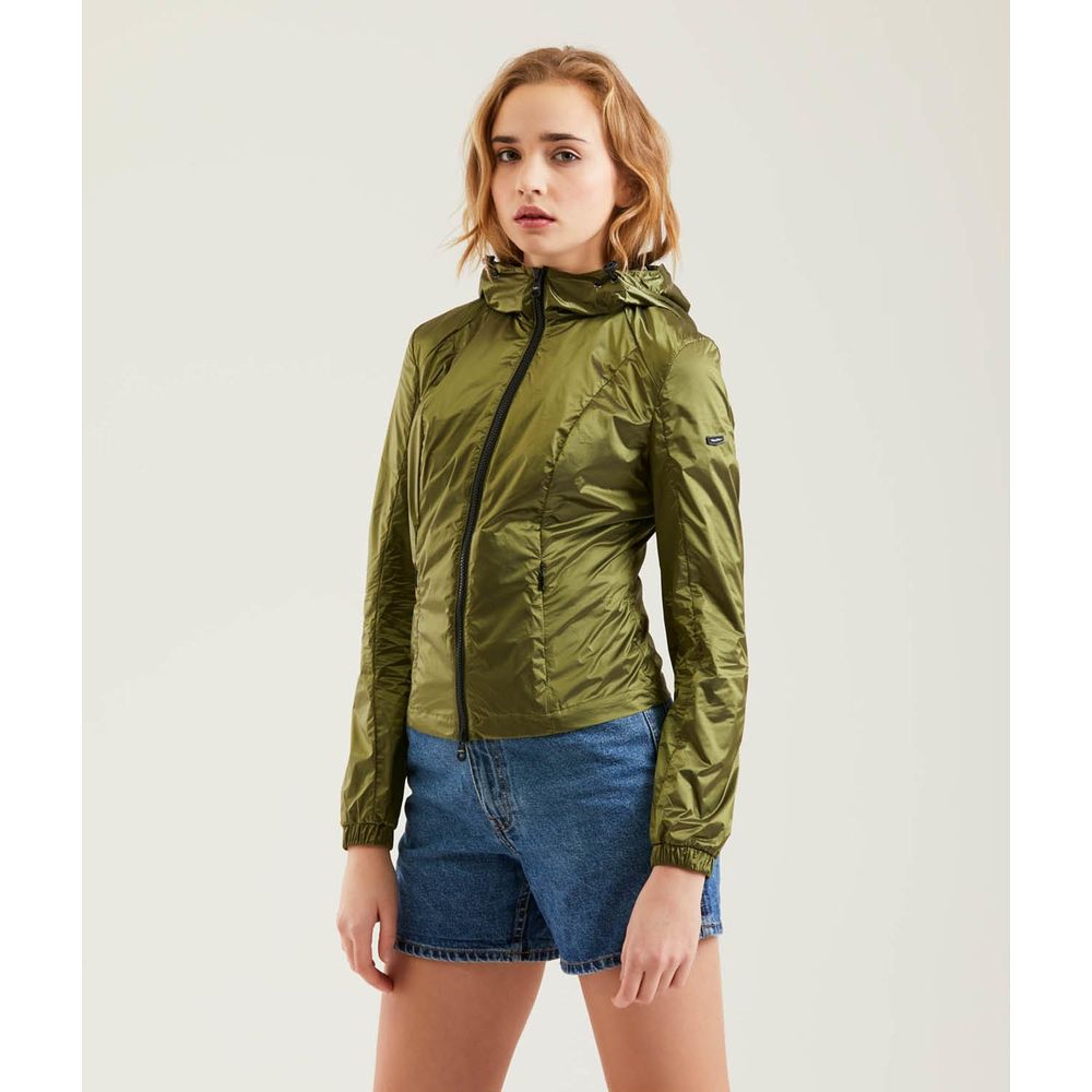 Refrigiwear Grüne Polyamid-Damenjacke
