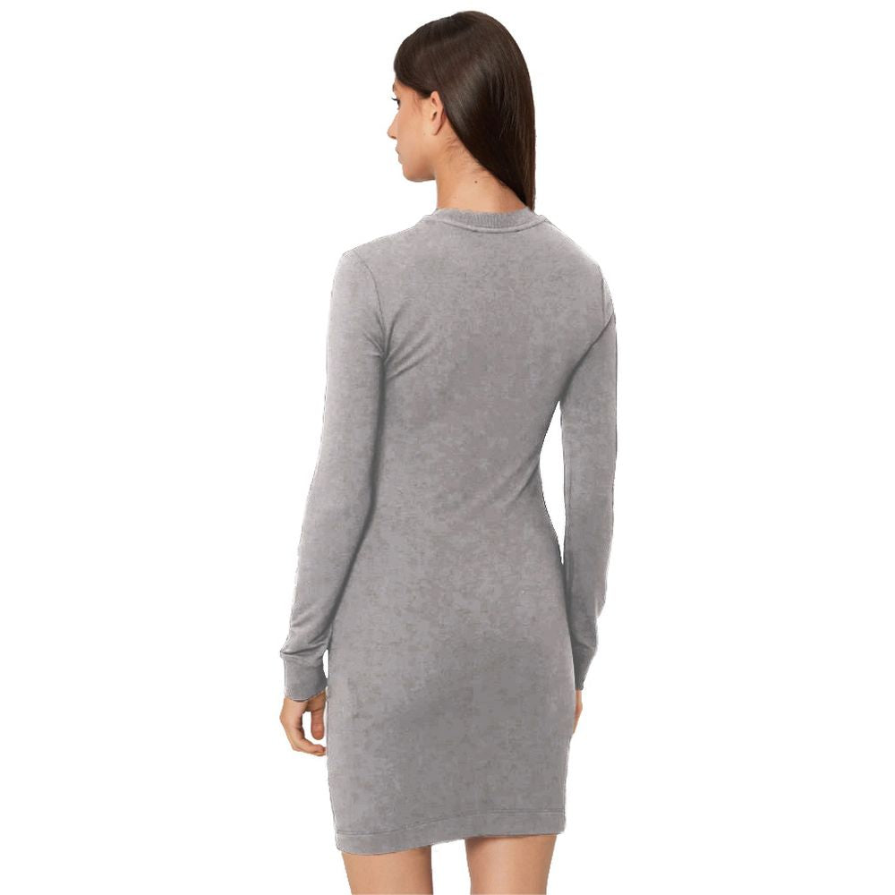 Love Moschino Braunes Baumwollkleid für Damen