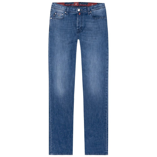 Tramarossa Blue Cotton Mens Jeans