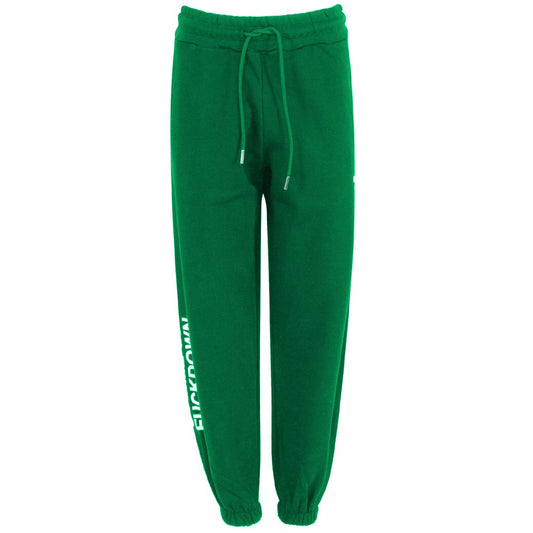 Comme Des Fuckdown Jeans und Hose aus grüner Baumwolle