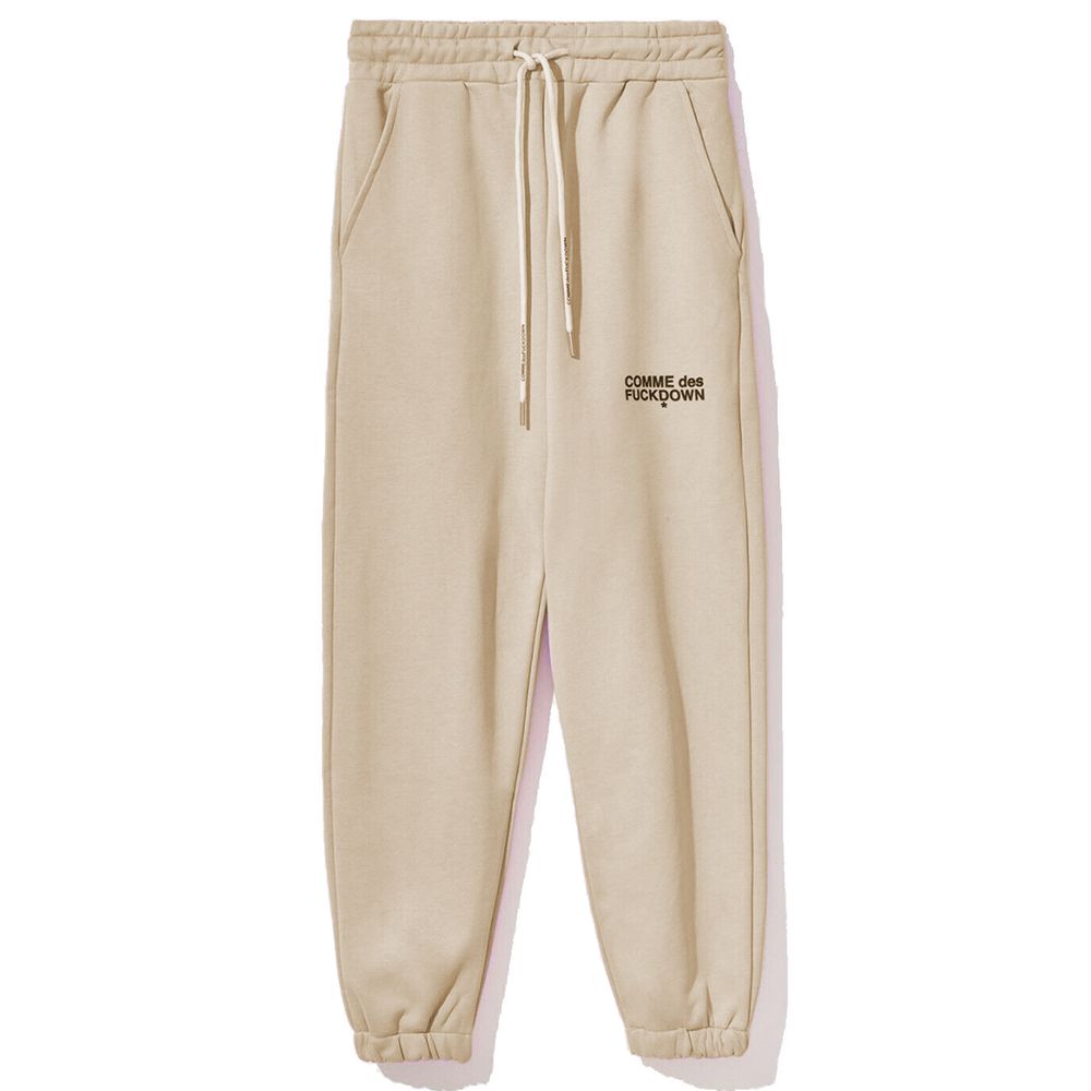 Comme Des Fuckdown Beige Baumwolljeans und -hose