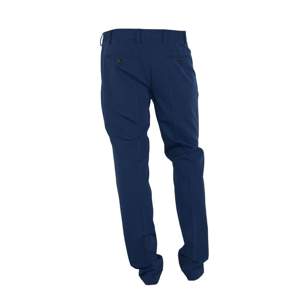 Elegante blaue Hose Made in Italy für anspruchsvolle Männer